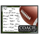 Football Coach Signature Plaque 1 – Team Autograph Gift