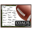 Football Coach Signature Plaque 1 – Team Autograph Gift