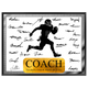 Football Coach Signature Plaque 2  – Team Autograph Gift