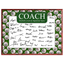 Baseball Coach Signature Plaque 1 – Team Autograph Gift