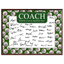 Baseball Coach Signature Plaque 1 – Team Autograph Gift