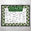 Baseball Coach Signature Plaque 1 – Team Autograph Gift