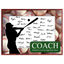 Baseball Coach Signature Plaque 2 – Team Autograph Gift