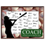 Baseball Coach Signature Plaque 2 – Team Autograph Gift