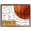 Basketball Coach Signature Plaque 1 – Team Autograph Gift
