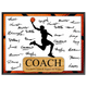 Basketball Coach Signature Plaque 2 – Team Autograph Gift