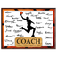 Basketball Coach Signature Plaque 2 – Team Autograph Gift