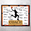 Basketball Coach Signature Plaque 2 – Team Autograph Gift