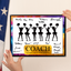 Cheerleading  Coach Signature Plaque  – Team Autograph Gift