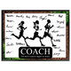 Cross Country Running Coach Signature Plaque – Team Autograph Gift