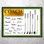 Golf Coach Signature Plaque 1 – Team Autograph Gift