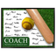 Softball Coach Signature Plaque 2 – Team Autograph Gift