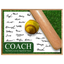 Softball Coach Signature Plaque 2 – Team Autograph Gift