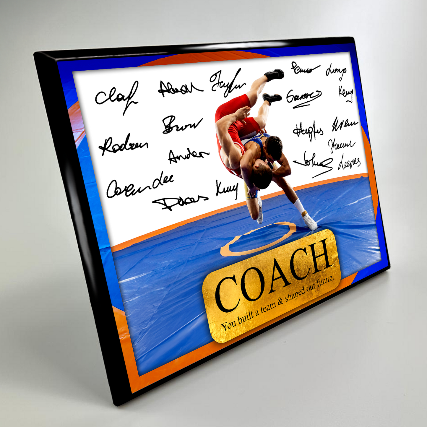 Signable Wrestling Coach Awards - Dynamic