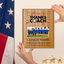 Thanks Coach Golf Plaque - Photo Upload & Text