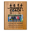 Thanks Coach Cross Country Plaque - Photo Upload & Text