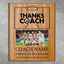 Soccer Coach Appreciation Plaque – Personalized Team Thank You Award