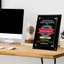 Piano Finish  Floating Acrylic Award - Excellence In Any Subject