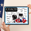 Ice Hockey Coach Signature Plaque  – Team Autograph Gift