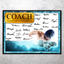 Swimming Coach Signature Plaque  – Team Autograph Gift