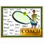 Tennis Coach Signature Plaque  – Team Autograph Gift