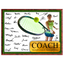 Tennis Coach Signature Plaque  – Team Autograph Gift