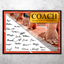 Track & Field Coach Signature Plaque  – Team Autograph Gift