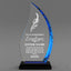 To An Incredible Employee - Blue Flame Acrylic Award 9"