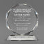 Appreciation Awards - Crystal Glass Octagon Award - Personalize Online - Choose From 5 Designs