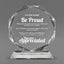 Appreciation Awards - Crystal Glass Octagon Award - Personalize Online - Choose From 5 Designs