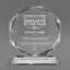 Employee Appreciation Awards - Crystal Glass Octagon Award - Personalize Online - Choose From 5 Designs