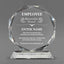 Employee Appreciation Awards - Crystal Glass Octagon Award - Personalize Online - Choose From 5 Designs