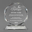 Employee Appreciation Awards - Crystal Glass Octagon Award - Personalize Online - Choose From 5 Designs