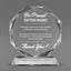 Thank You Awards - Crystal Glass Octagon Award - Personalize Online - Choose From 5 Designs