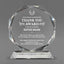 Thank You Awards - Crystal Glass Octagon Award - Personalize Online - Choose From 5 Designs
