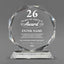 Long Service Awards - Crystal Glass Octagon Award - Personalize Online - Choose From 5 Designs