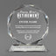 Retirement Awards - Crystal Glass Octagon Award - Personalize Online - Choose From 5 Designs