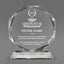 Achievement Awards - Crystal Glass Octagon Award - Personalize Online - Choose From 5 Designs