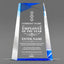 Employee Appreciation Awards - Blue Facet Wedge Awards - Personalize Online - Choose From 5 Designs