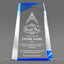 Thank You Awards - Blue Facet Wedge Awards - Personalize Online - Choose From 5 Designs