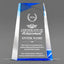 Achievement Awards - Blue Facet Wedge Awards - Personalize Online - Choose From 5 Design
