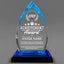 Achievement Awards - Acrylic Blue Oval Award - Personalize Online - Choose From 5 Designs
