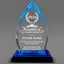 Achievement Awards - Acrylic Blue Oval Award - Personalize Online - Choose From 5 Designs
