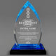 Retirement Awards - Acrylic Blue Oval Award - Personalize Online - Choose From 5 Designs