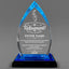 Retirement Awards - Acrylic Blue Oval Award - Personalize Online - Choose From 5 Designs