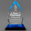 Retirement Awards - Acrylic Blue Oval Award - Personalize Online - Choose From 5 Designs