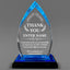 Thank You Awards - Acrylic Blue Oval Award - Personalize Online - Choose From 5 Designs