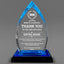 Thank You Awards - Acrylic Blue Oval Award - Personalize Online - Choose From 5 Designs