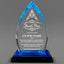 Thank You Awards - Acrylic Blue Oval Award - Personalize Online - Choose From 5 Designs