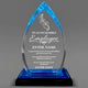 Employee Appreciation Awards - Acrylic Blue Oval Award - Personalize Online - Choose From 5 Designs